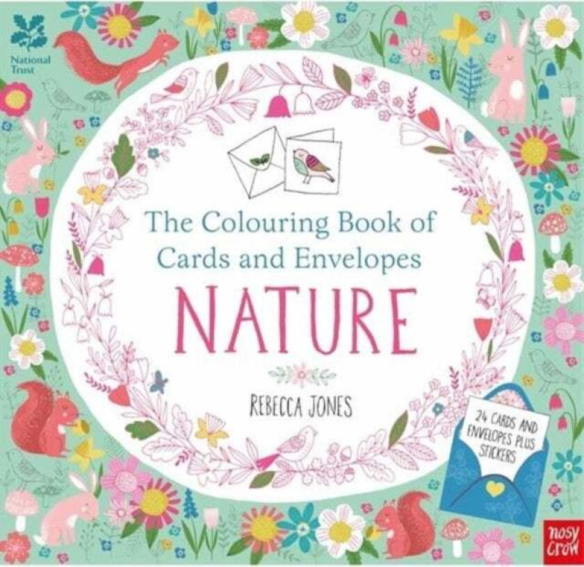 National Trust: The Colouring Book of Cards and Envelopes - Nature av Rebecca Jones