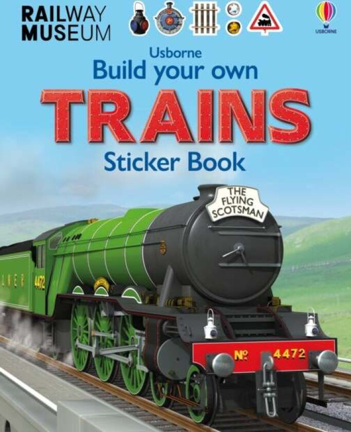 Build Your Own Trains Sticker Book av Simon Tudhope