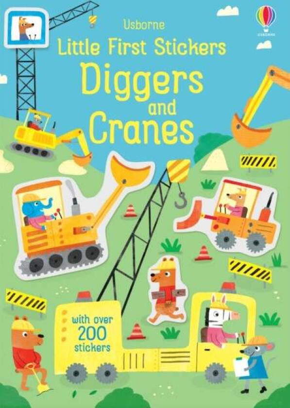 Little First Stickers Diggers and Cranes av Hannah Watson