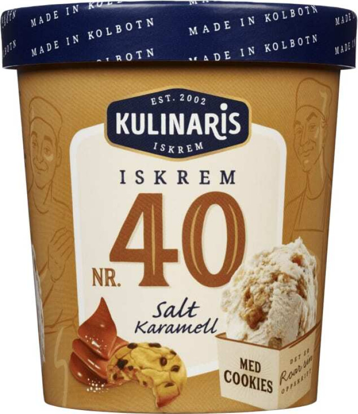 Kulinaris Iskrem Salt Karamel&Cookies 0,5l