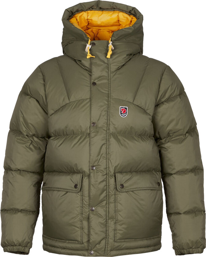 EXPEDITION DOWN LITE JACKET M  GREEN-MUSTARD YELLOW