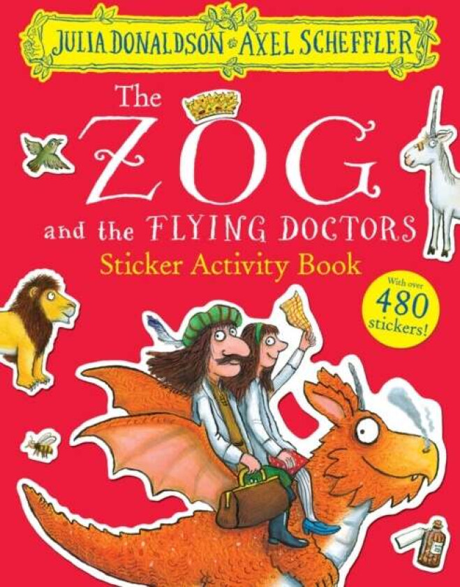 The Zog and the Flying Doctors Sticker Book (PB) av Julia Donaldson