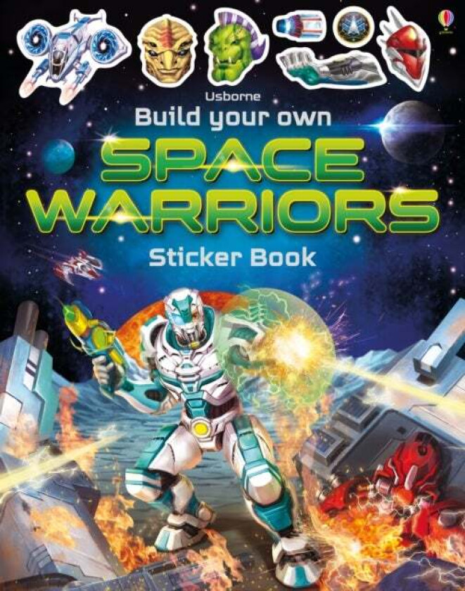 Build Your Own Space Warriors Sticker Book av Simon Tudhope