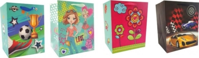 Ju-Piter Gavepose 1002B/Sd Bred Bunn 26X32x20cm P12, Pris For 1 Stk.