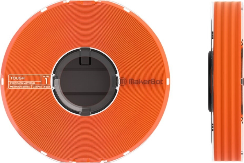 - Sikkerhetsoransje - 750 G - Polyesterpose - Tough Pla Filament (3D) - For Method
