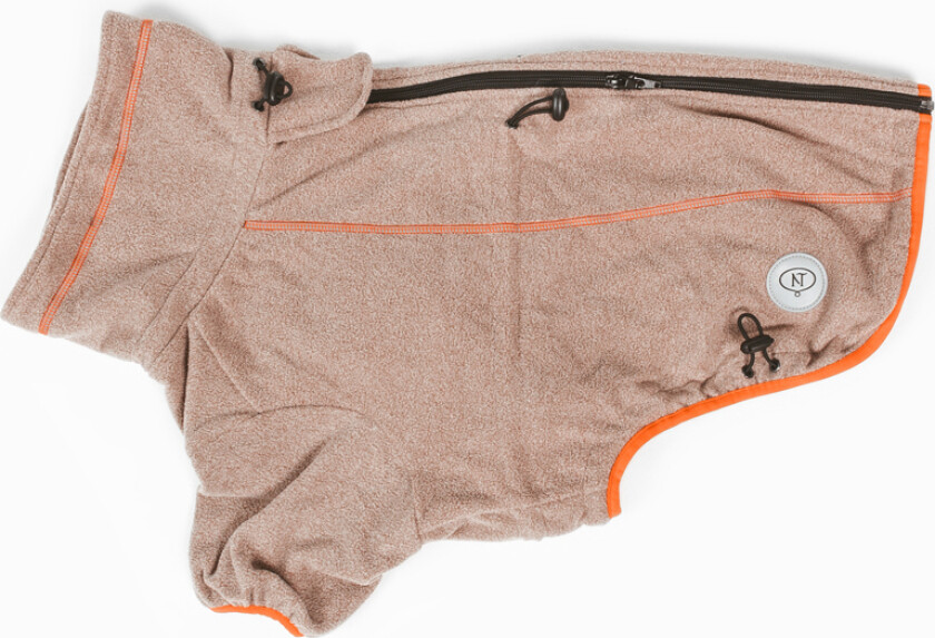 Blush hundefrakk i fleece toffee - ca. 40 cm rygglengde