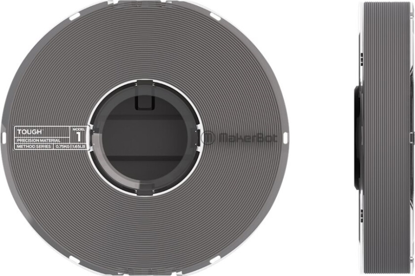 - Skifergrå - 750 G - Polyesterpose - Tough Pla Filament (3D) - For Method