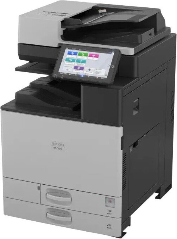 Im C3010(A) - Skriver - Farge - Laser - A3 - 4800 X 1200 Dpi Inntil 30 Spm (Farge) - Kapasitet: 220 Ark - Usb, Lan