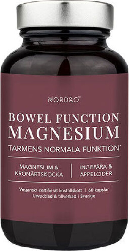 Bowel Function Magnesium - 60 Kapslar