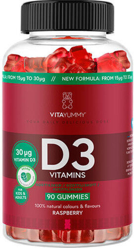 Vita Yummy D3 (Raspberry) - 90 Stk