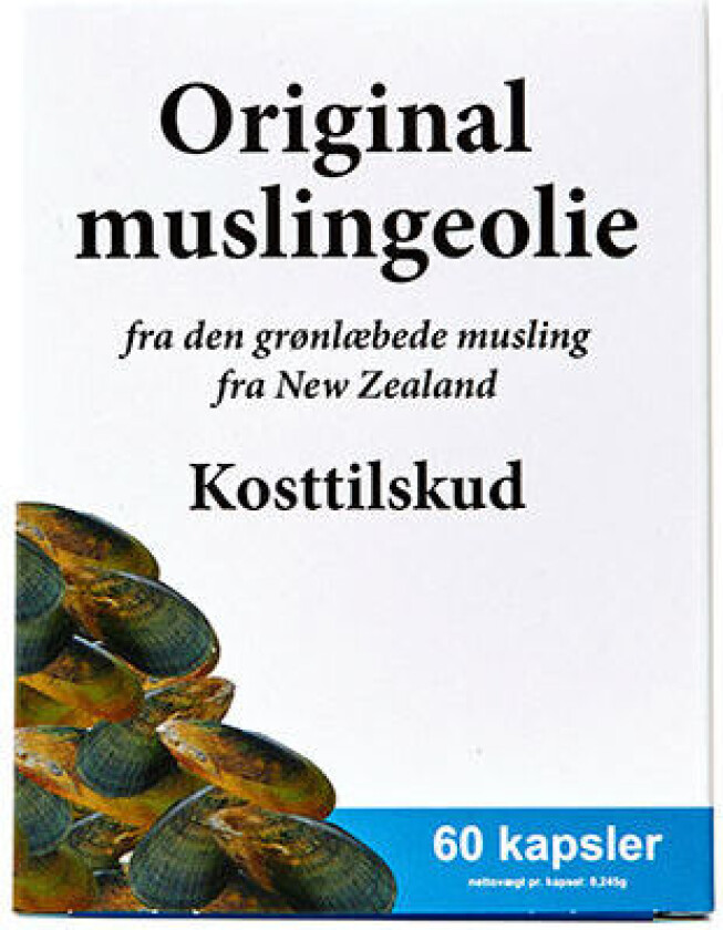 Original muslingolje - 60 Kapslar
