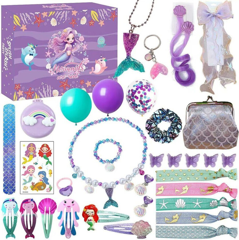 Adventskalender med leker Unicorn Princess Mermaid