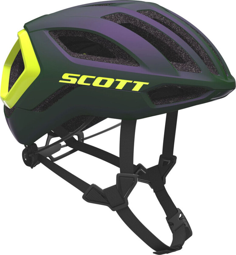 Scott Centric Plus Sykkelhjelm Prism Green/Radium Yellow