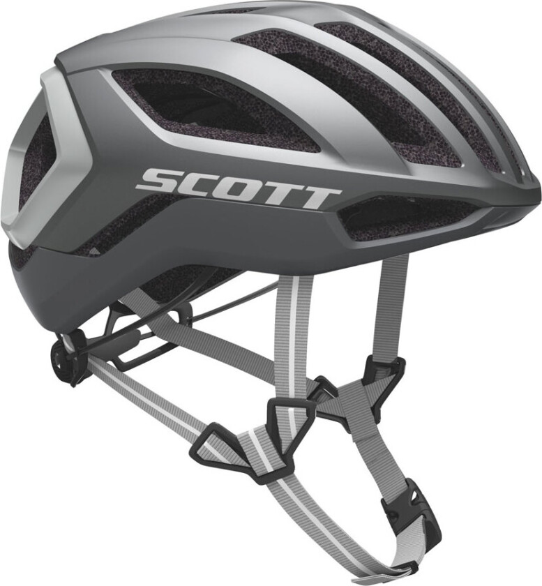 Scott Centric Plus Sykkelhjelm Dark Silver/Reflective Grey