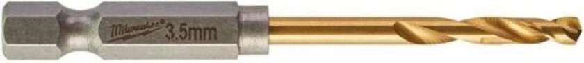 SHOCKWAVE Red Hex HSS-G TIN Metallbor 2-pakning 3,5 mm