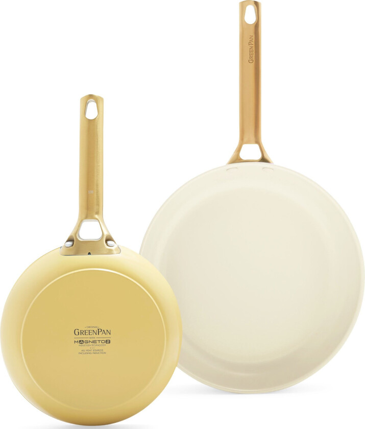 Padova stekepannesett 2 deler, gul
