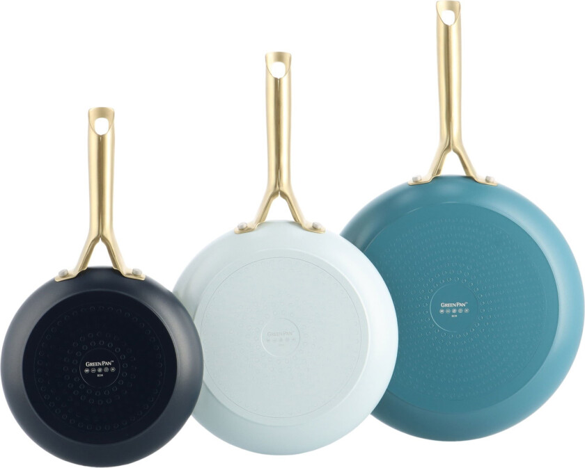 Padova stekepannesett 3 deler, oxford blue/light blue/tapestry