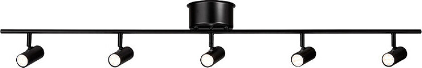 - Cato 5 Taklampe Matt Svart/Matt Svart