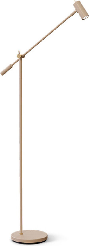 - Cato Gulvlampe Dim. Nougat/Messing