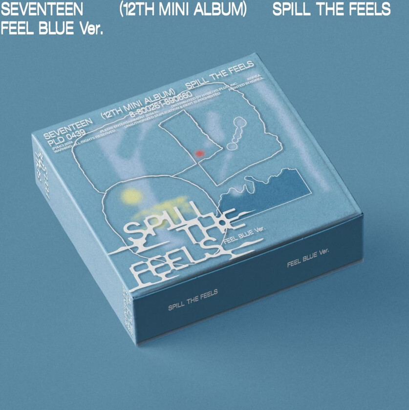 Seventeen 12th Mini Album ‘SPILL THE FEELS’ (FEEL BLUE Ver.) CD