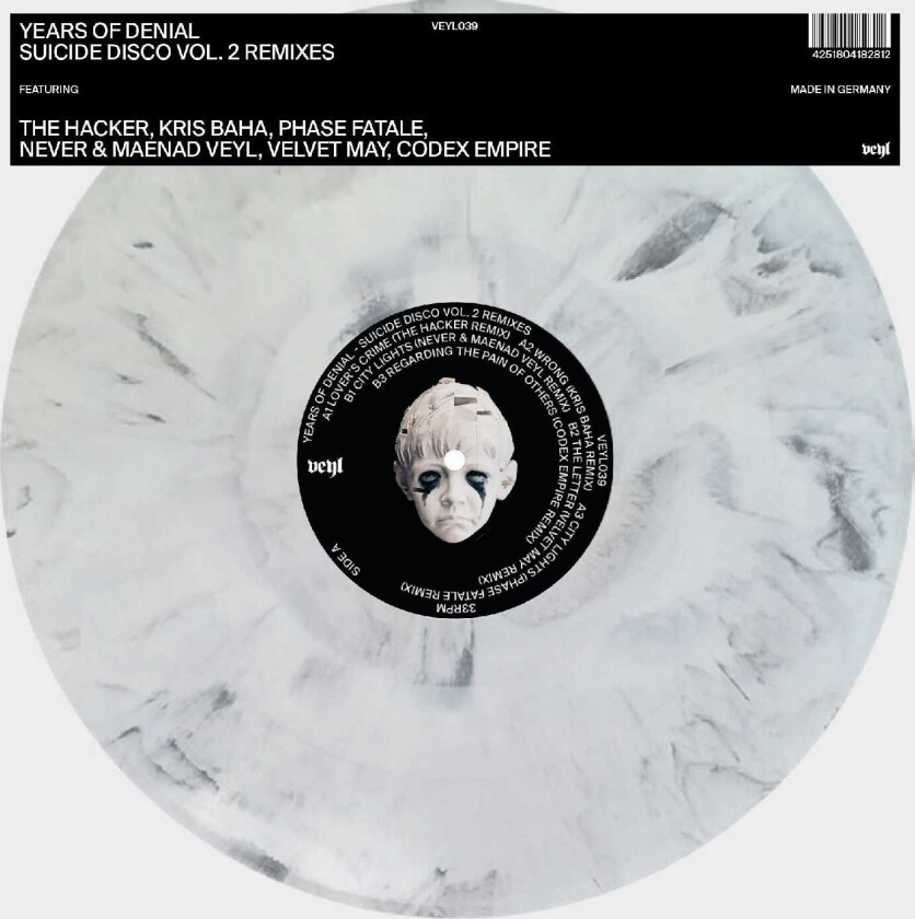 Years Of Denial Suicide Disco Vol. 2 Remixes LP/Vinyl