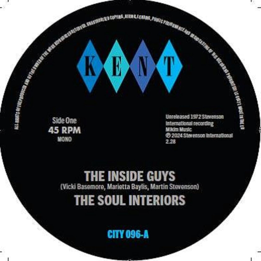 The Soul Interiors The Inside Guys / My Friend Heartaches LP/Vinyl