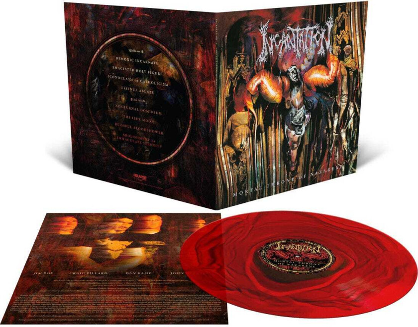Incantation Mortal Throne Of Nazarene LP/Vinyl