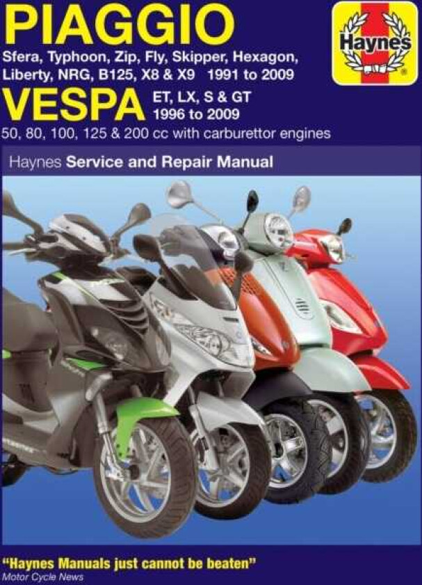 Piaggio (Vespa) Scooters (91 09)