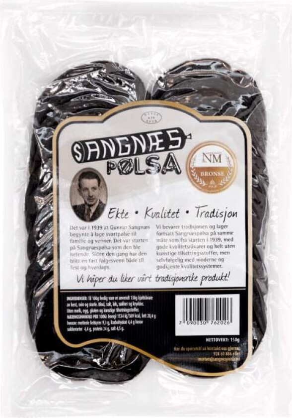 Sangnæspølsa skivet 150g