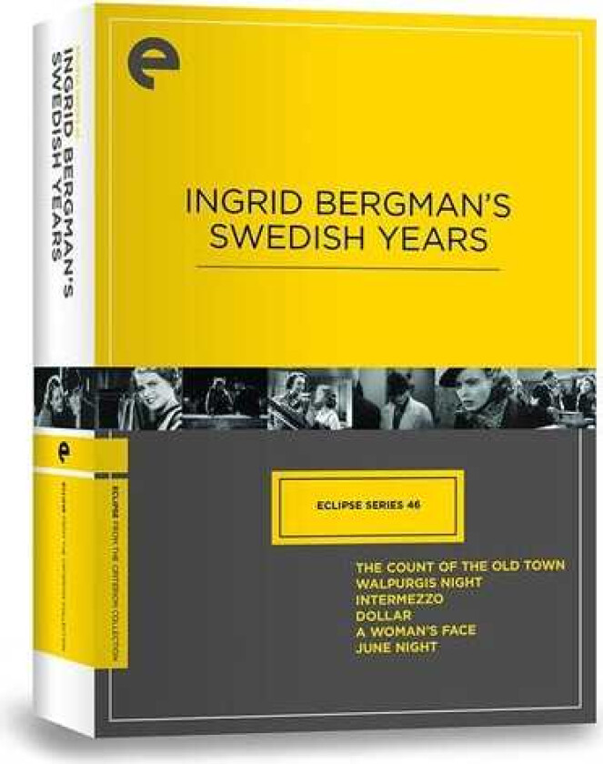 Ingrid Bergman's Swedish Years Eclipse Series 46 DVD