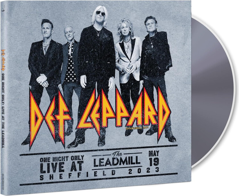 Def Leppard One Night Only Live at The Leadmill Sheffield May 19, 2023 CD