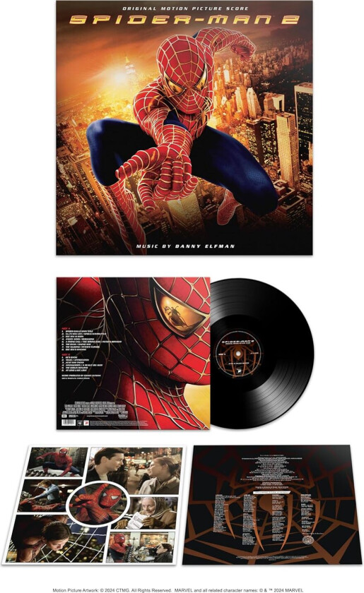 Danny Elfman SpiderMan 2 LP/Vinyl