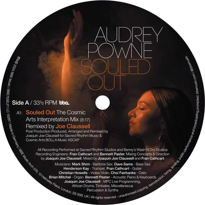Audrey Powne Souled Out / Feed The Fire Remixes LP/Vinyl