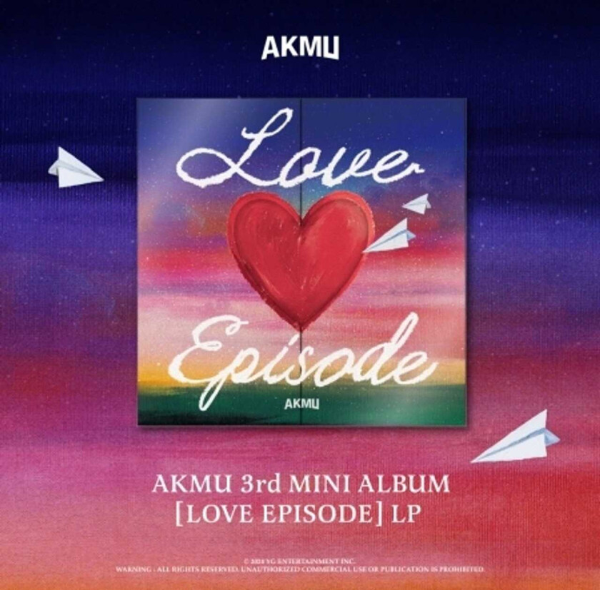 Akmu Love Episode incl. 24pg Lyrics Booklet, 12pg Here Book, Clear Sticker, Guitar Pick + Holder LP/Vinyl