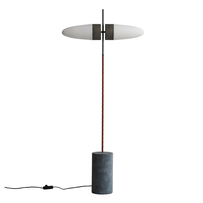 Bull gulvlampe 140 cm Oksidert