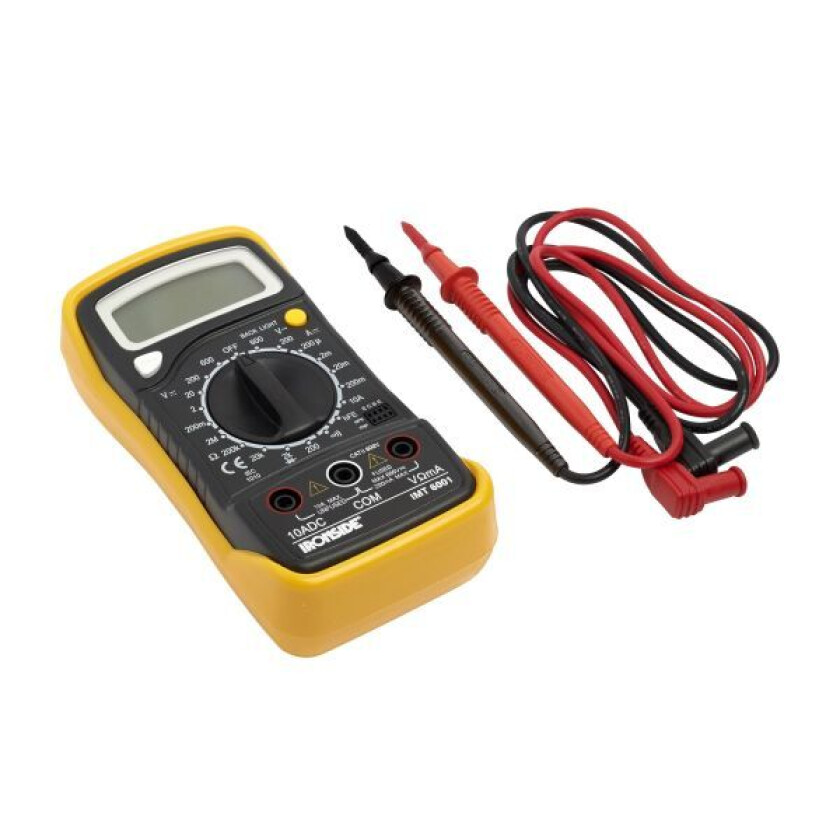 IMT6001 Multimeter med 9 V batteri