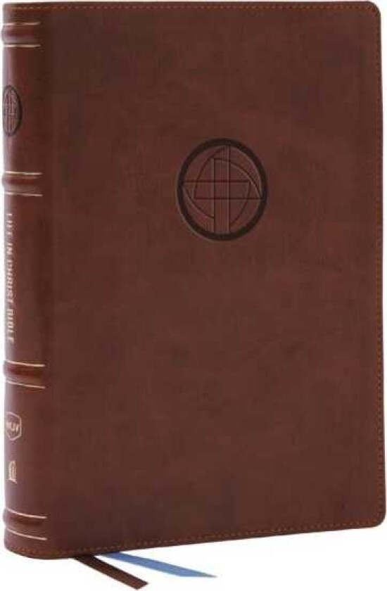 Life in Christ Bible: Discovering, Believing, and Rejoicing in Who God Says You Are (NKJV, Brown Leathersoft, Red Letter, Comfort Print)