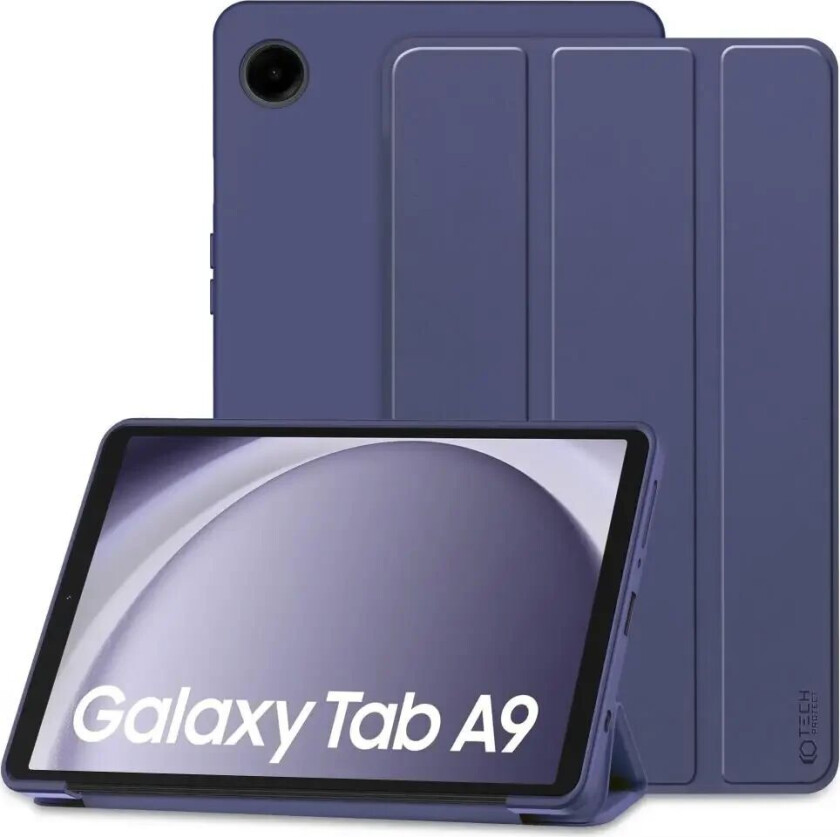Tech-Protect Samsung Galaxy Tab A9 Tech-Protect Smartcase Deksel Tri-fold - Blå