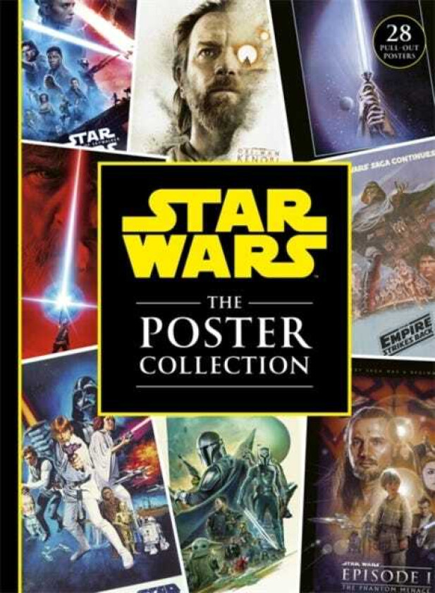 Star Wars: The Poster Collection includes 28 iconic pullout posters!