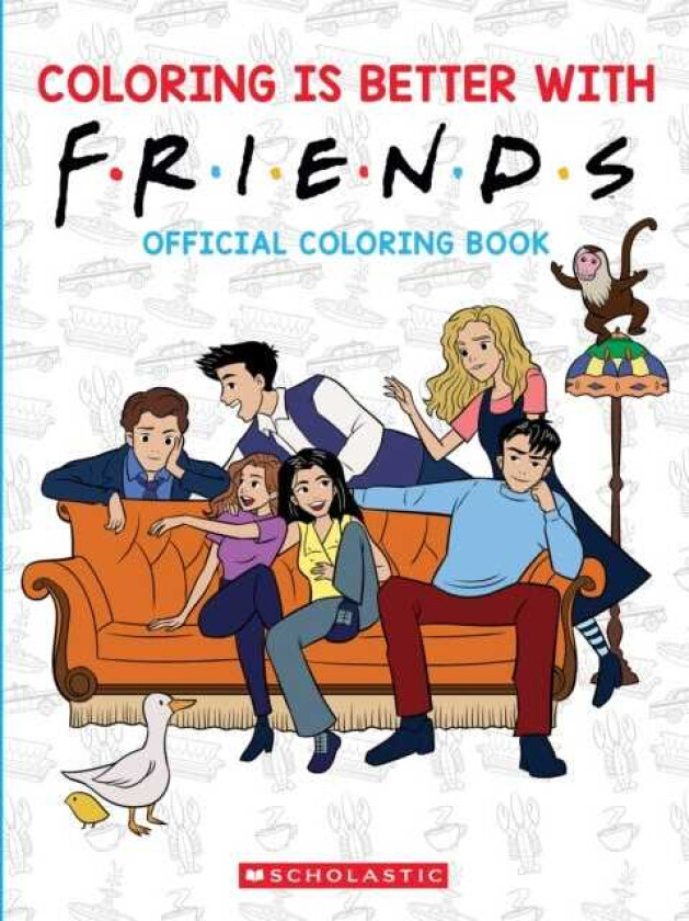 Coloring is Better with Friends: Official Friends Coloring Book