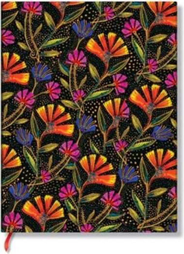 Wild Flowers (Playful Creations) Midi Hardback Address Book (Elastic Band Closure)