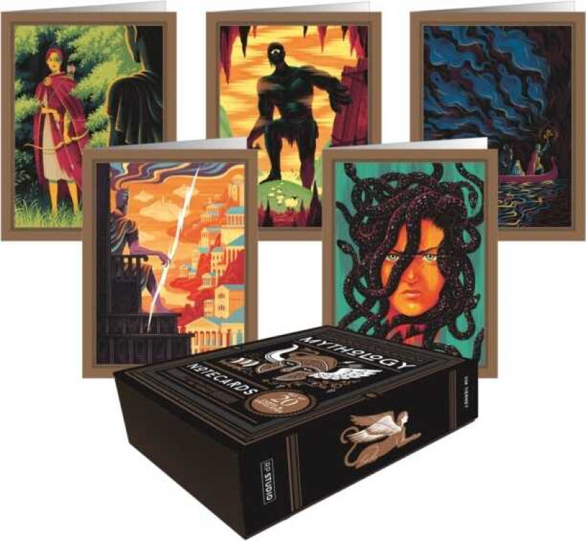 Mythology Notecards 20 Notecards and Envelopes