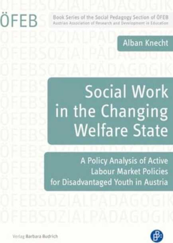 Social Work in the Changing Welfare State A Policy Analysis of Active Labour Market Policies for Disadvantaged Youth in Austria