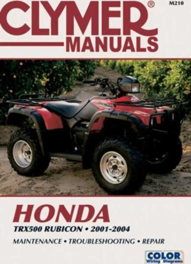 Honda TRX500 Rubicon Series ATV (20012004) Service Repair Manual