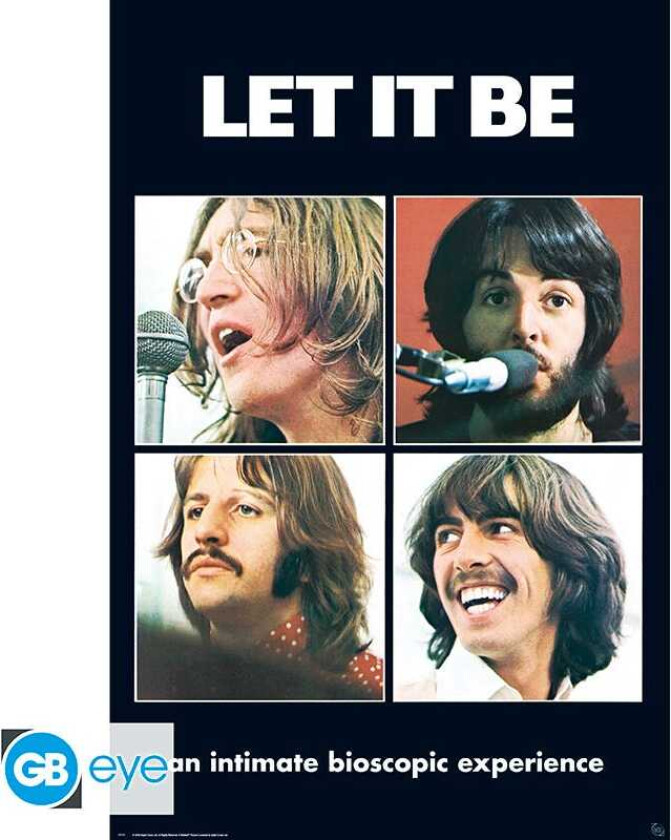 The Beatles Plakat Let It Be