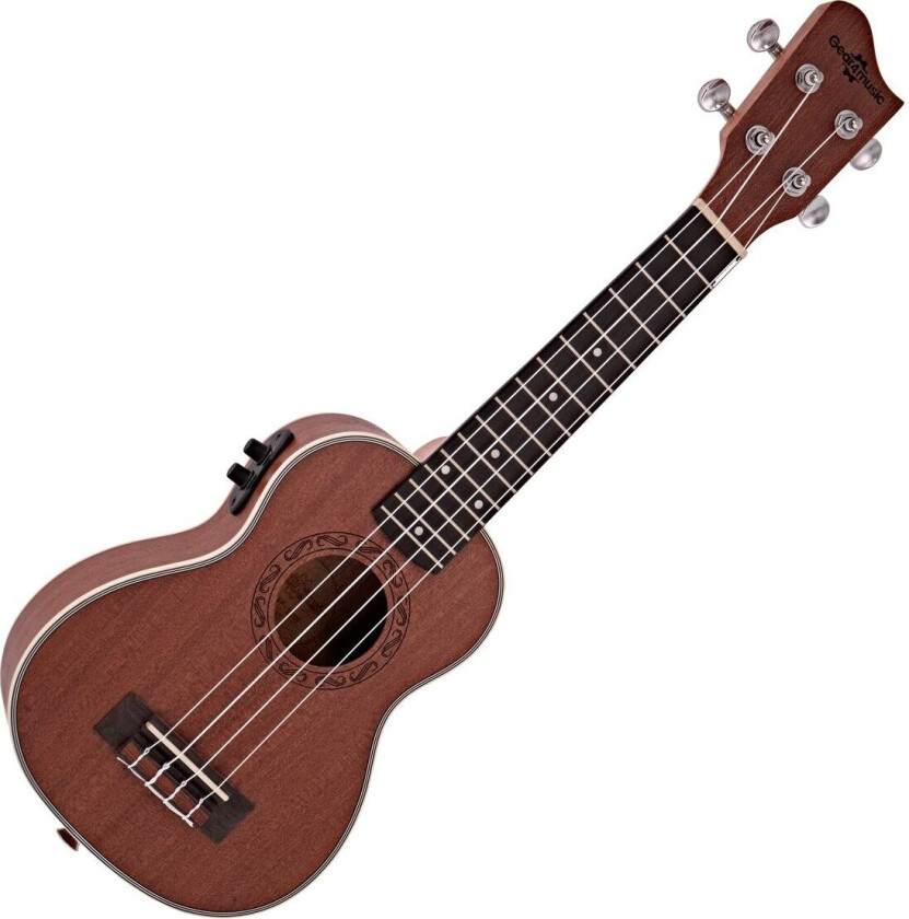 Gear4Music Sapele Soprano Elektro-Ukulele fra Gear4Music