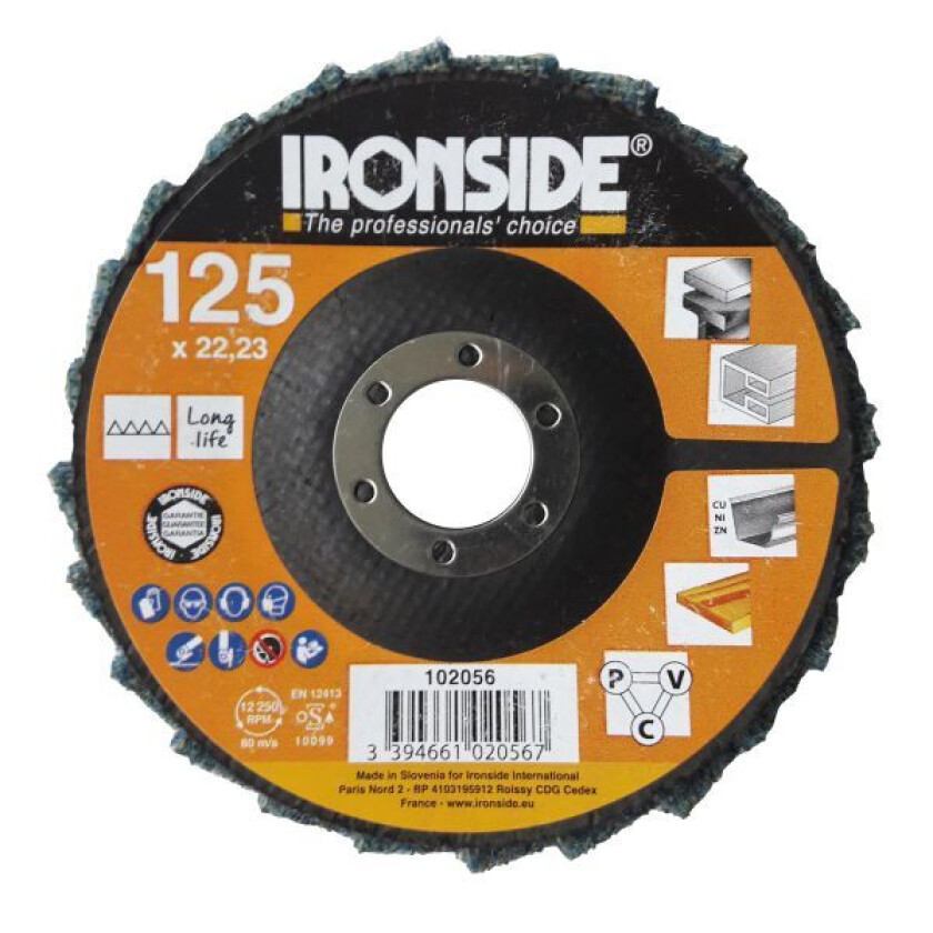 102056 Lamellrondell til polering Fin