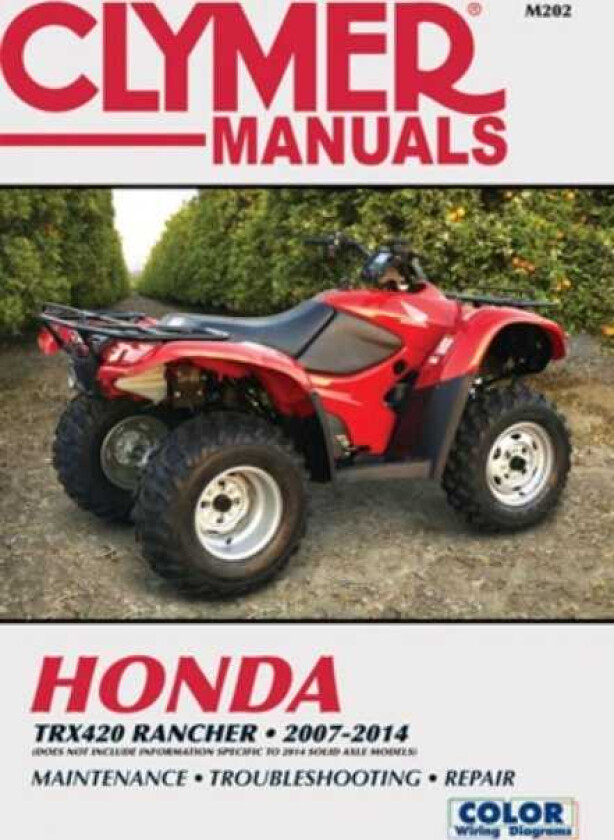 Honda TRX420 Rancher ATV (20072014) Service Repair Manual  41821