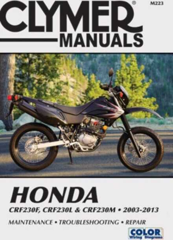 Honda CRF230F (20032013), CRF230L & CRF230M (20082009) Motorcycle Service Repair Manual  41334