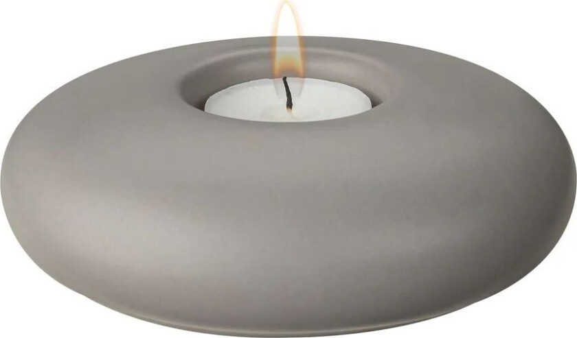 Stone lyslykt Ø 13 cm Grå